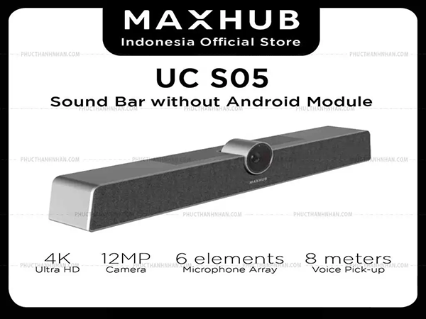 Camera hội nghị Maxhub UC S05 - Phúc Thành Nhân Event & Media - Công Ty TNHH Thương Mại Dịch Vụ Kỹ Thuật Phúc Thành Nhân